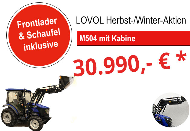 LOVOL Herbst-/Winteraktion M504 Kabine