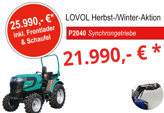 LOVOL Herbst-/Winteraktion P2040D
